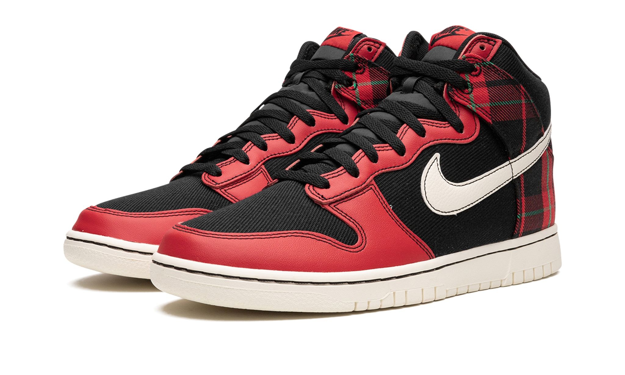 Dunk High "Plaid - Black/Red" - 2