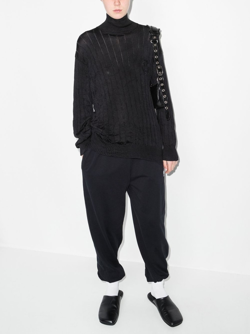 BALENCIAGA rib-knit jumper outlook