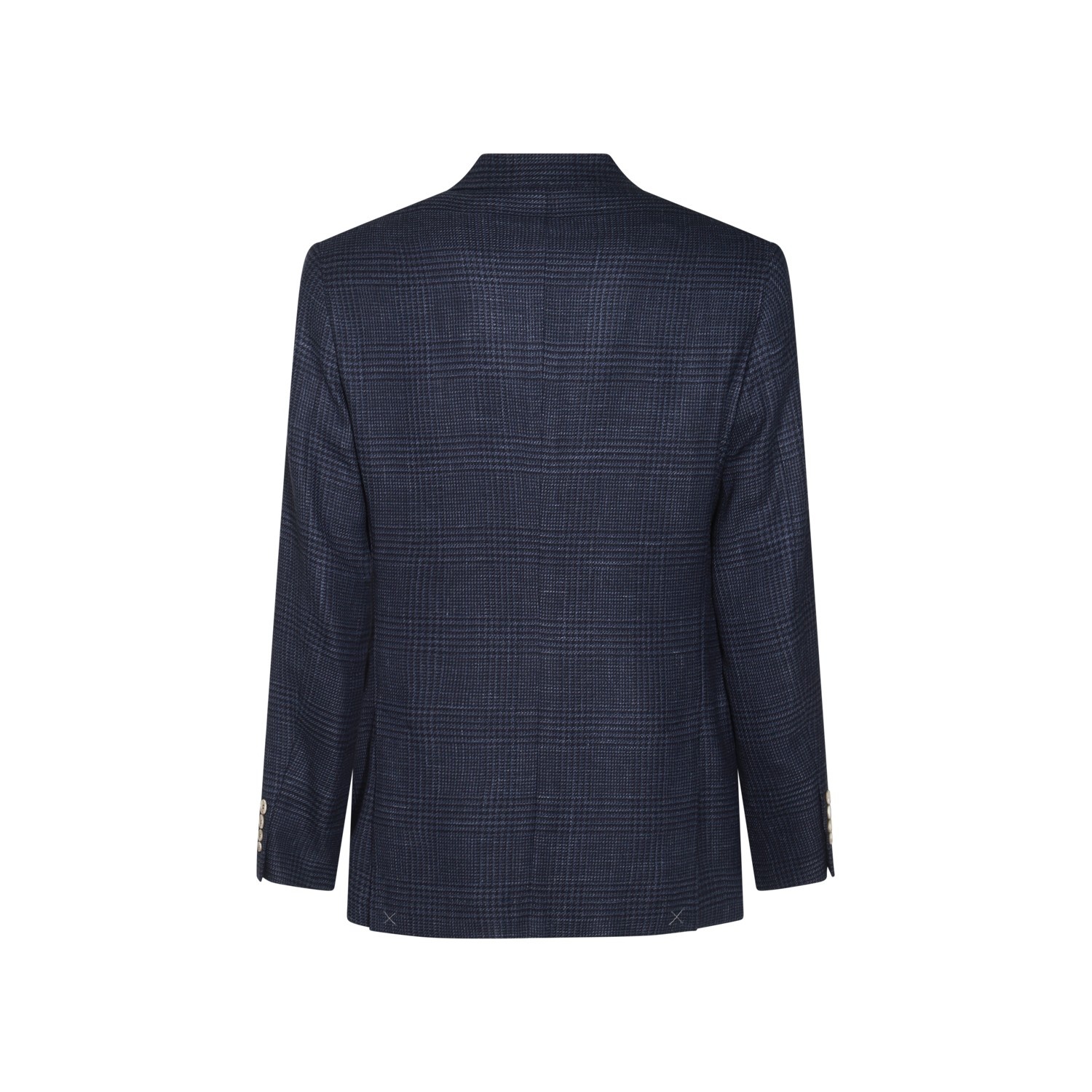 BLUE WOOL BLAZER - 2