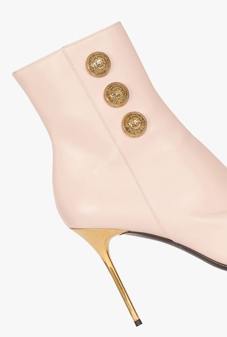 Nude leather Roni ankle boots - 6