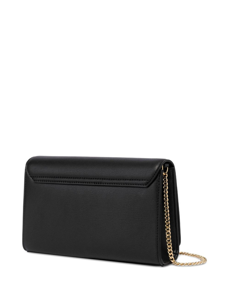 Moschino heart-plaque chain shoulder bag outlook