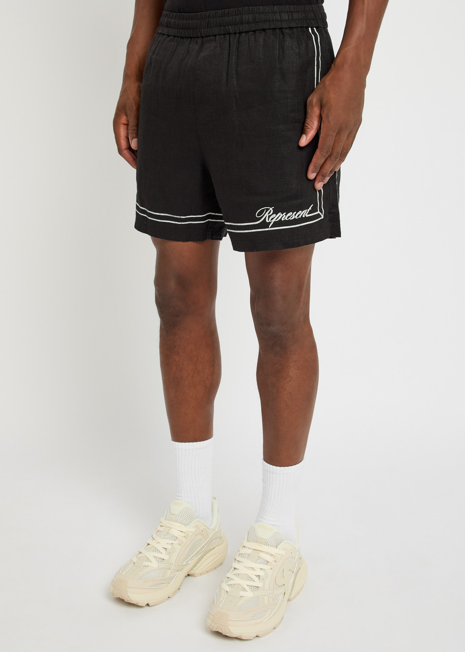 Represent Border Ramie Shorts - 2