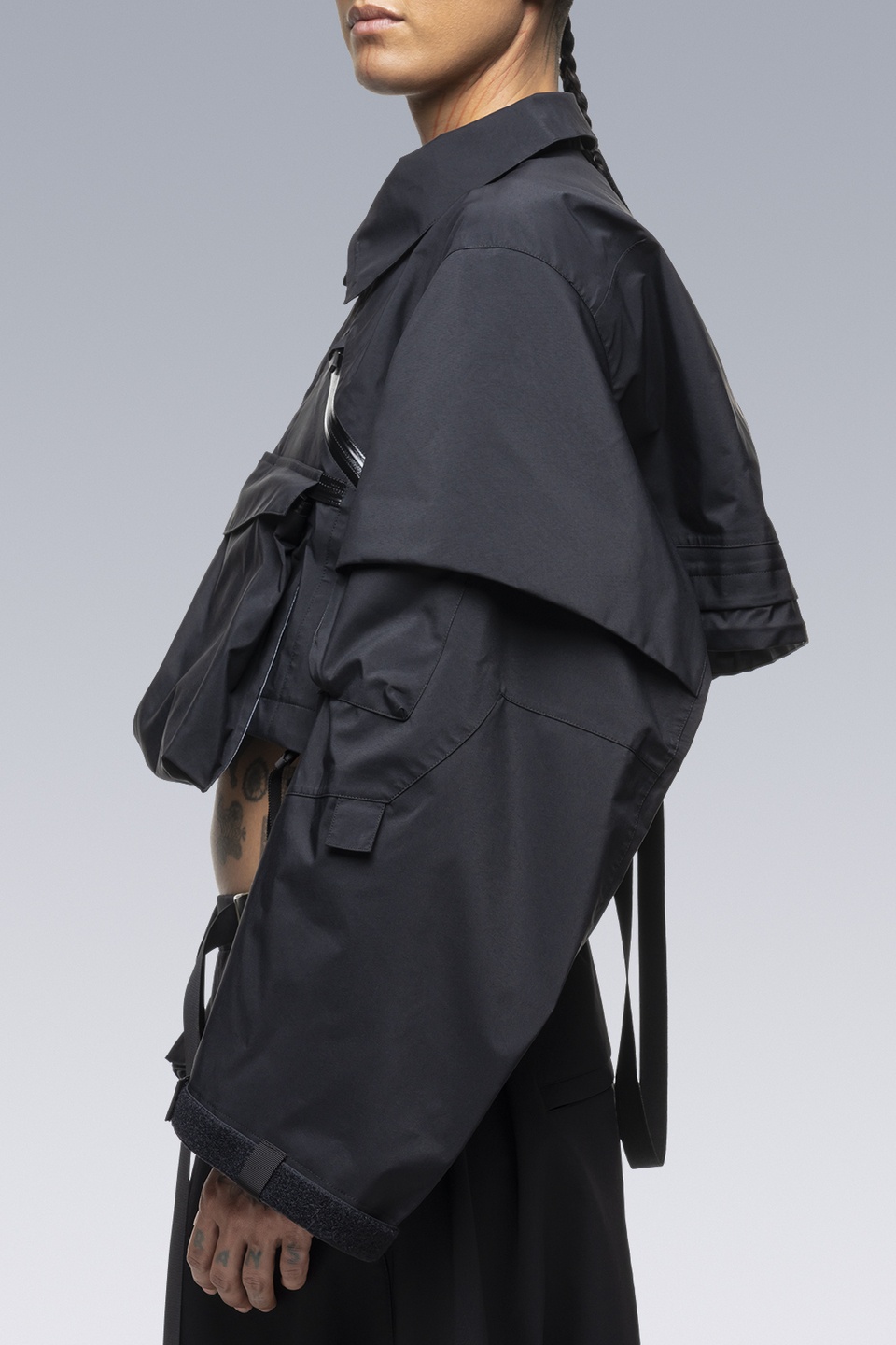 ジャケット・アウター sacai / ACRONYM CROP JACKET Black size2 ACRONYM SAC-J6011 sacai / ACRONYM Crop Jacket Black | REVERSIBLE