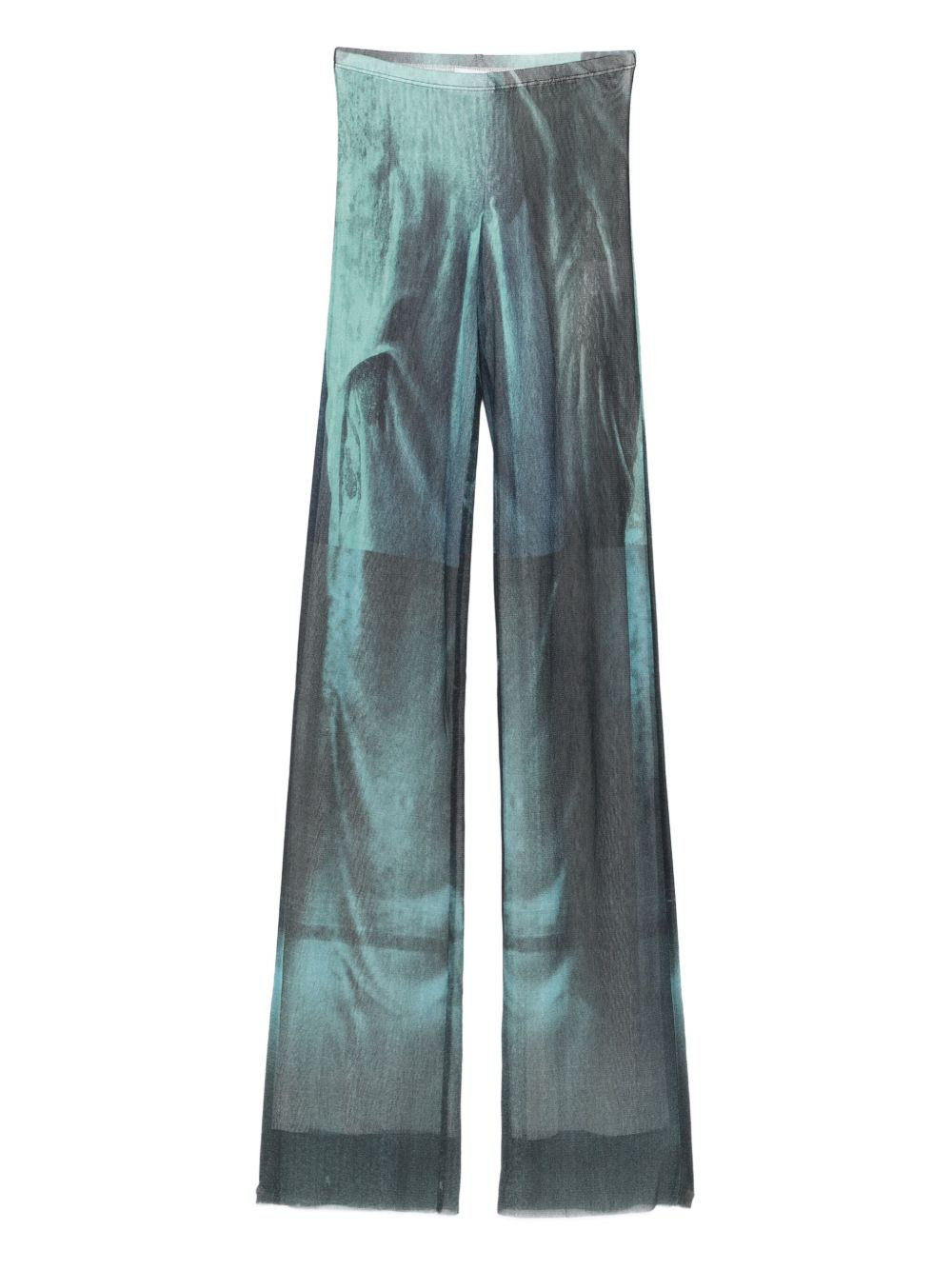 abstract-print trousers - 1