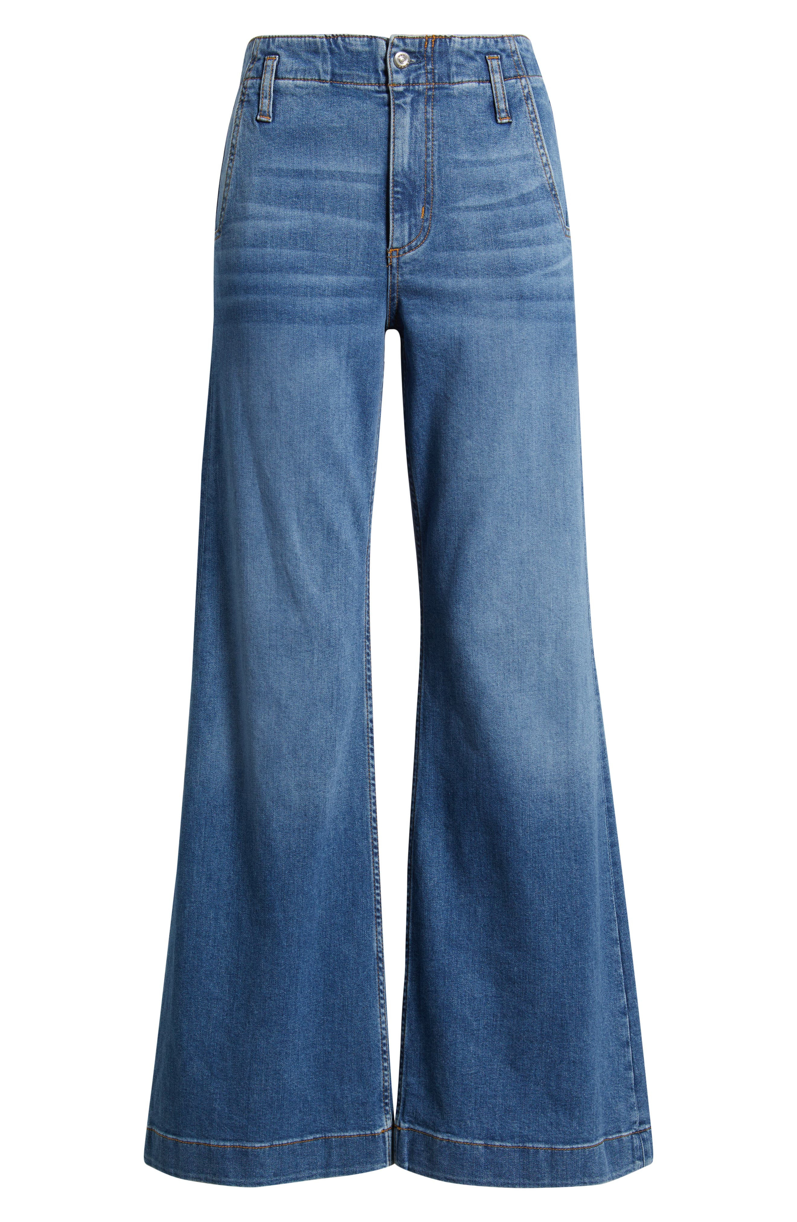 BOSS Rosalya 2.0 Flare Jeans in Blue at Nordstrom - 5
