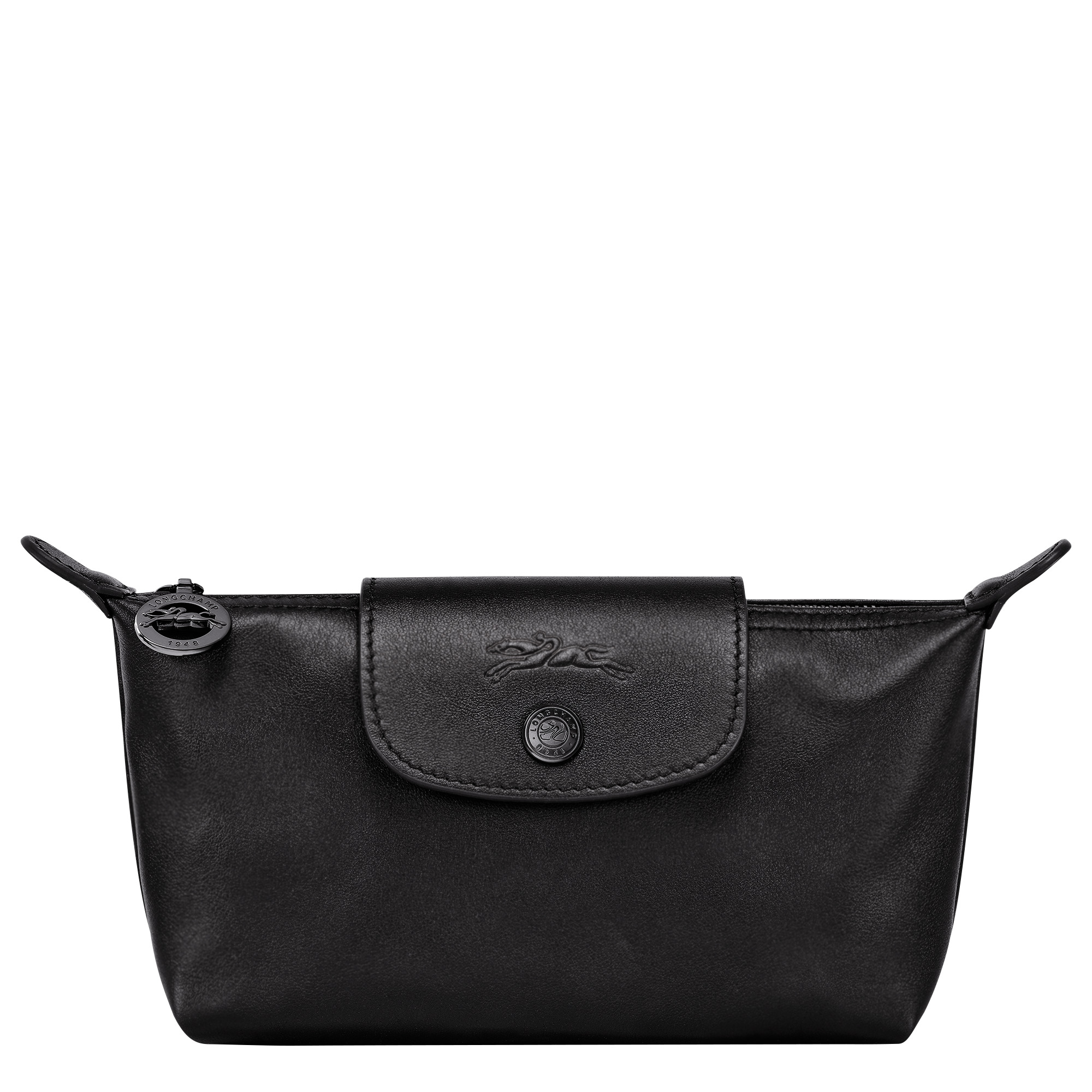 Le Pliage Xtra Pouch Black - Leather - 1