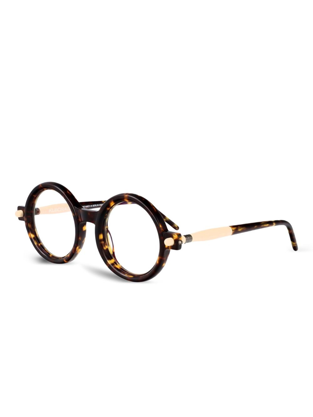 tortoiseshell round-frame sunglasses - 2