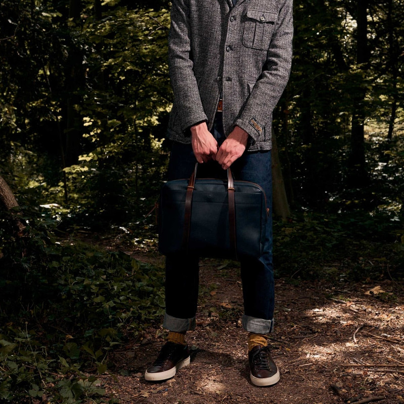 REPORT BUSINESS BAG - NAVY BLUE 9