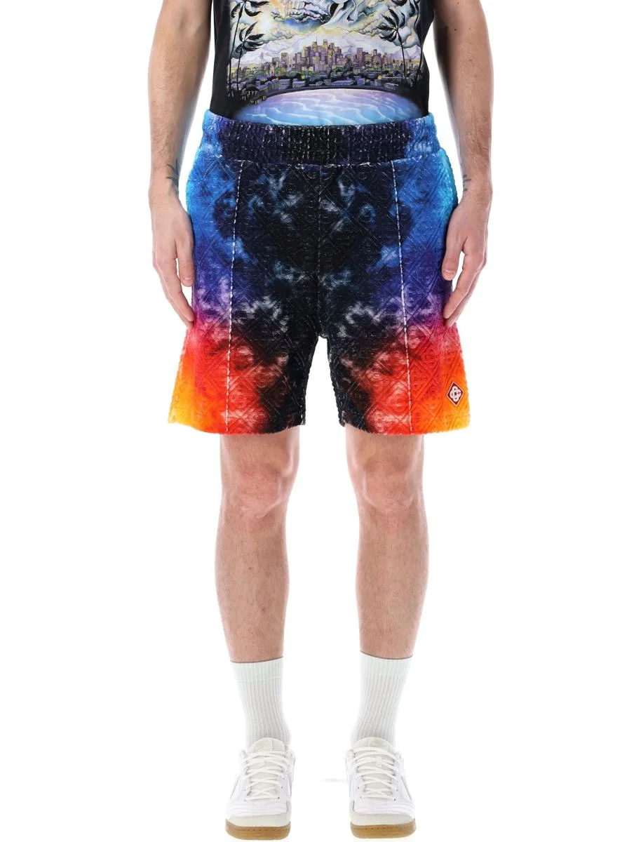 Casablanca Gradient Towelling Shorts - 1