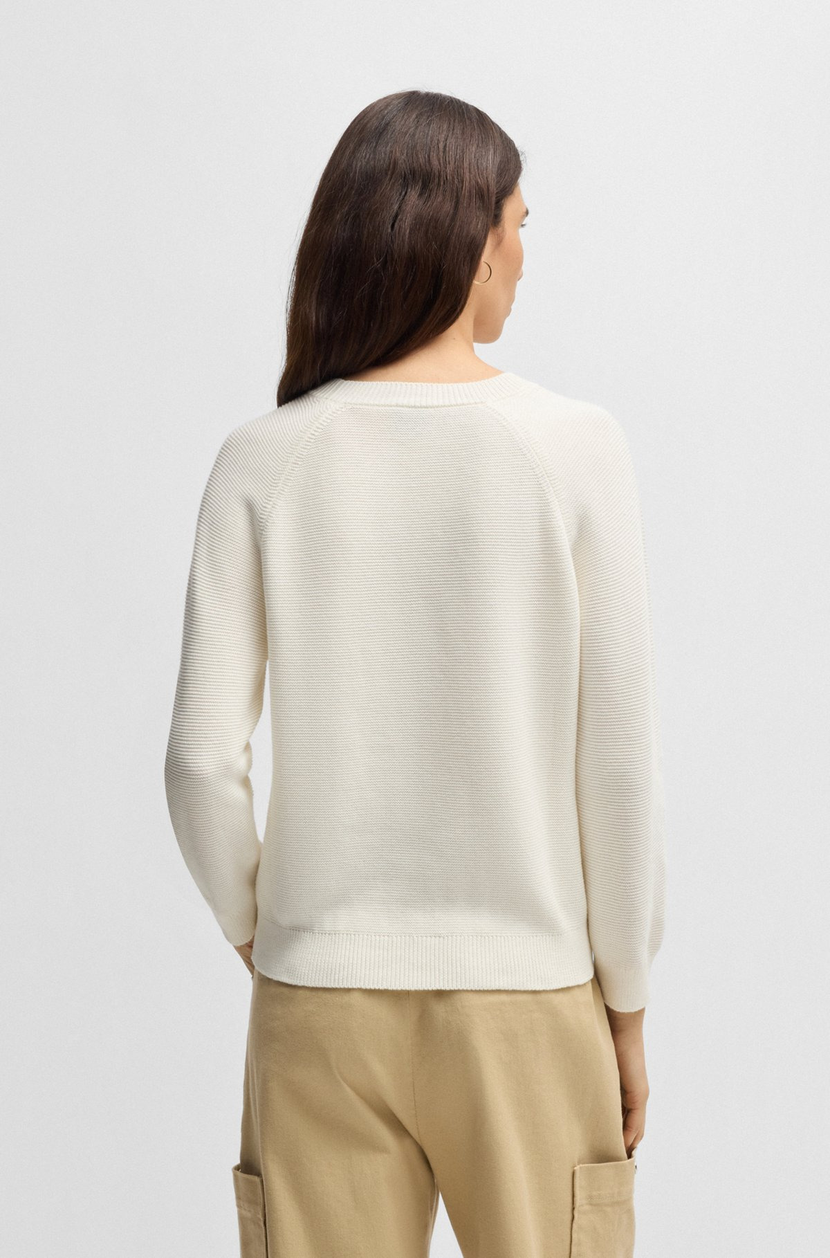 KNITTED SWEATER IN COTTON - 4