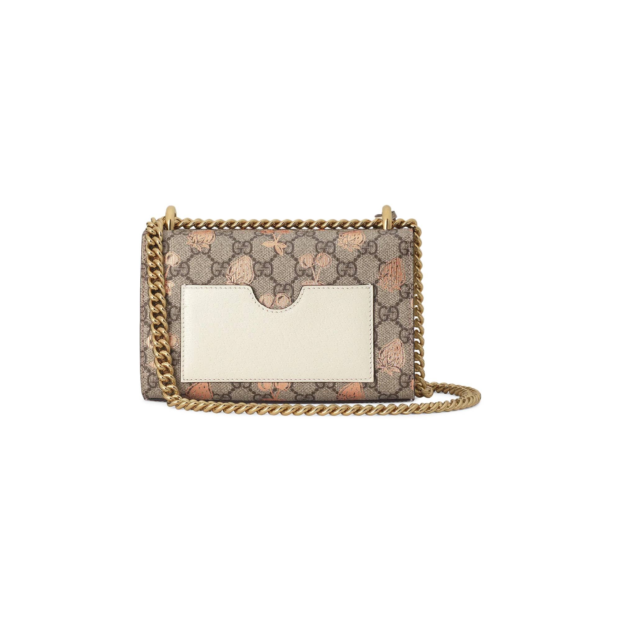 Gucci Padlock Small Berry Shoulder Bag 'Tan/White' - 2