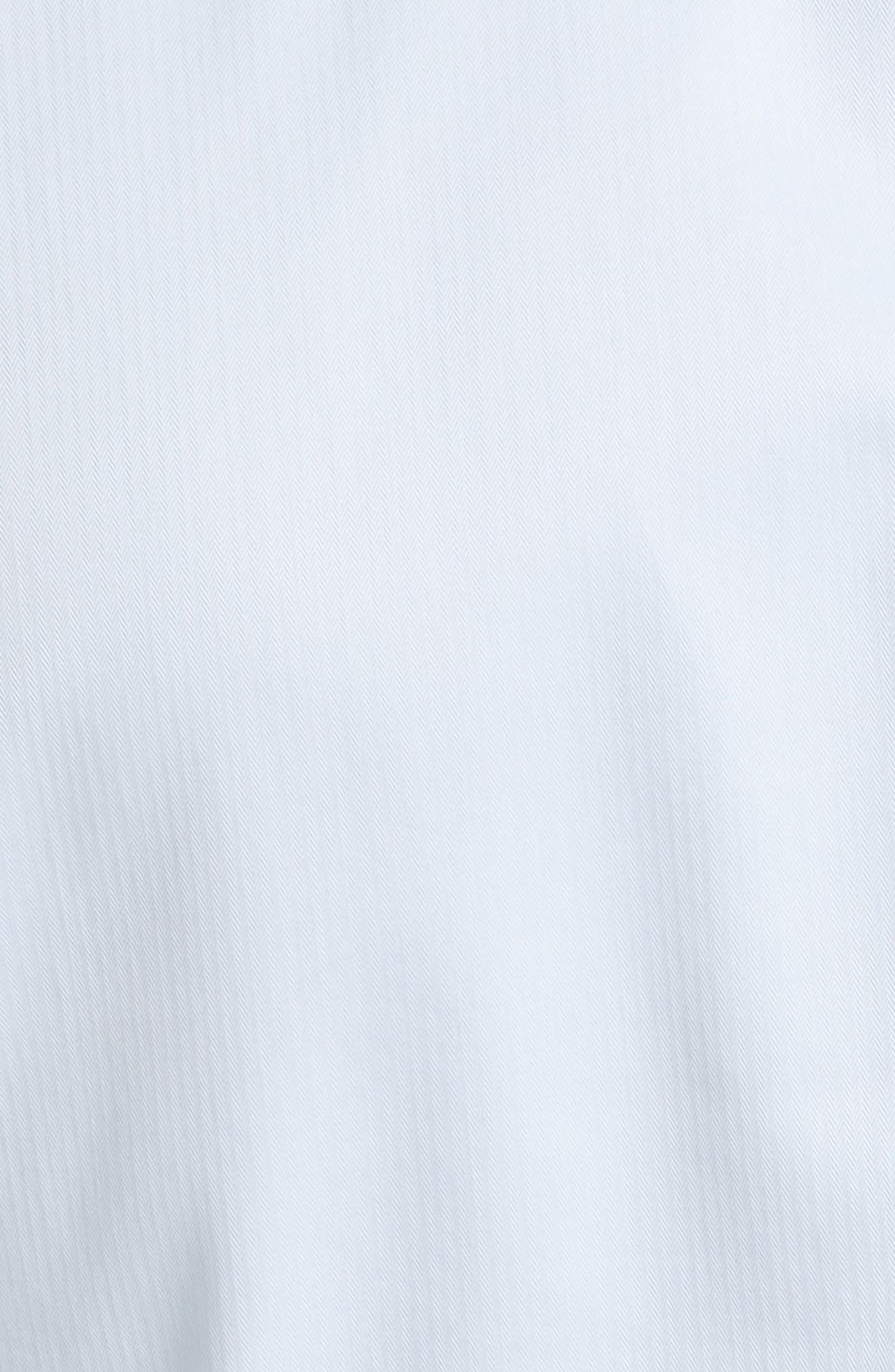 Microstripe Trecapi Cotton Button-Up Shirt - 6