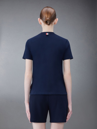 Thom Browne Festive Jersey Short Sleeve Button Hector Tee outlook