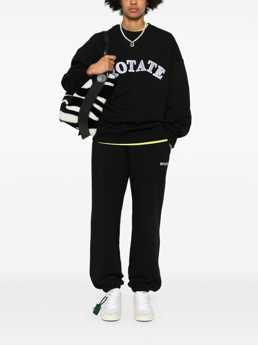 logo-patch organic-cotton sweatshirt - 2