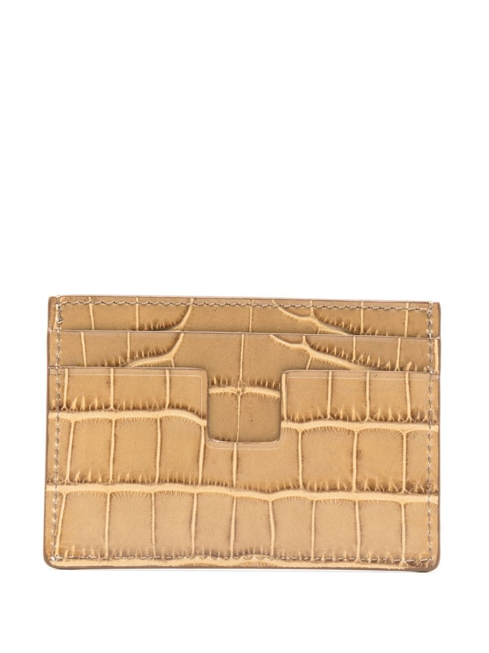 crocodile-embossed cardholder - 2