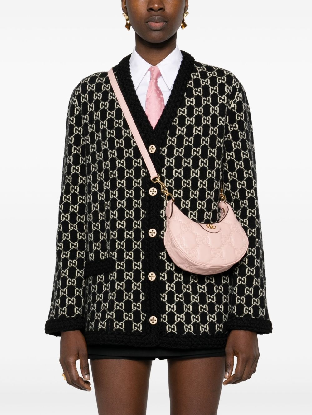mini GG matelassé shoulder bag - 2