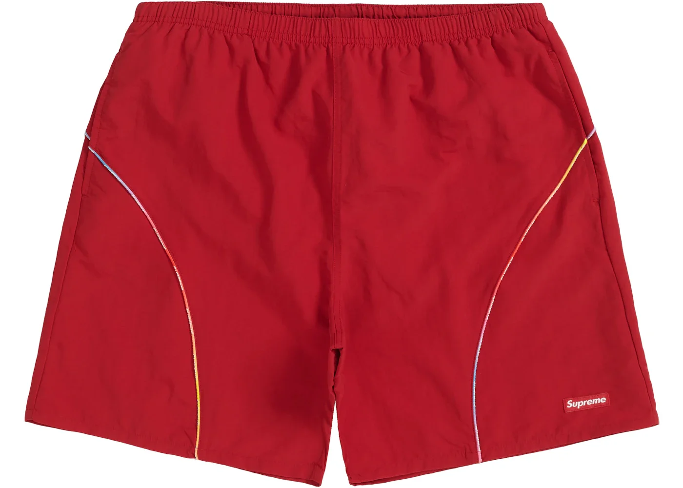 Supreme Gradient Piping Water Short Red - 1