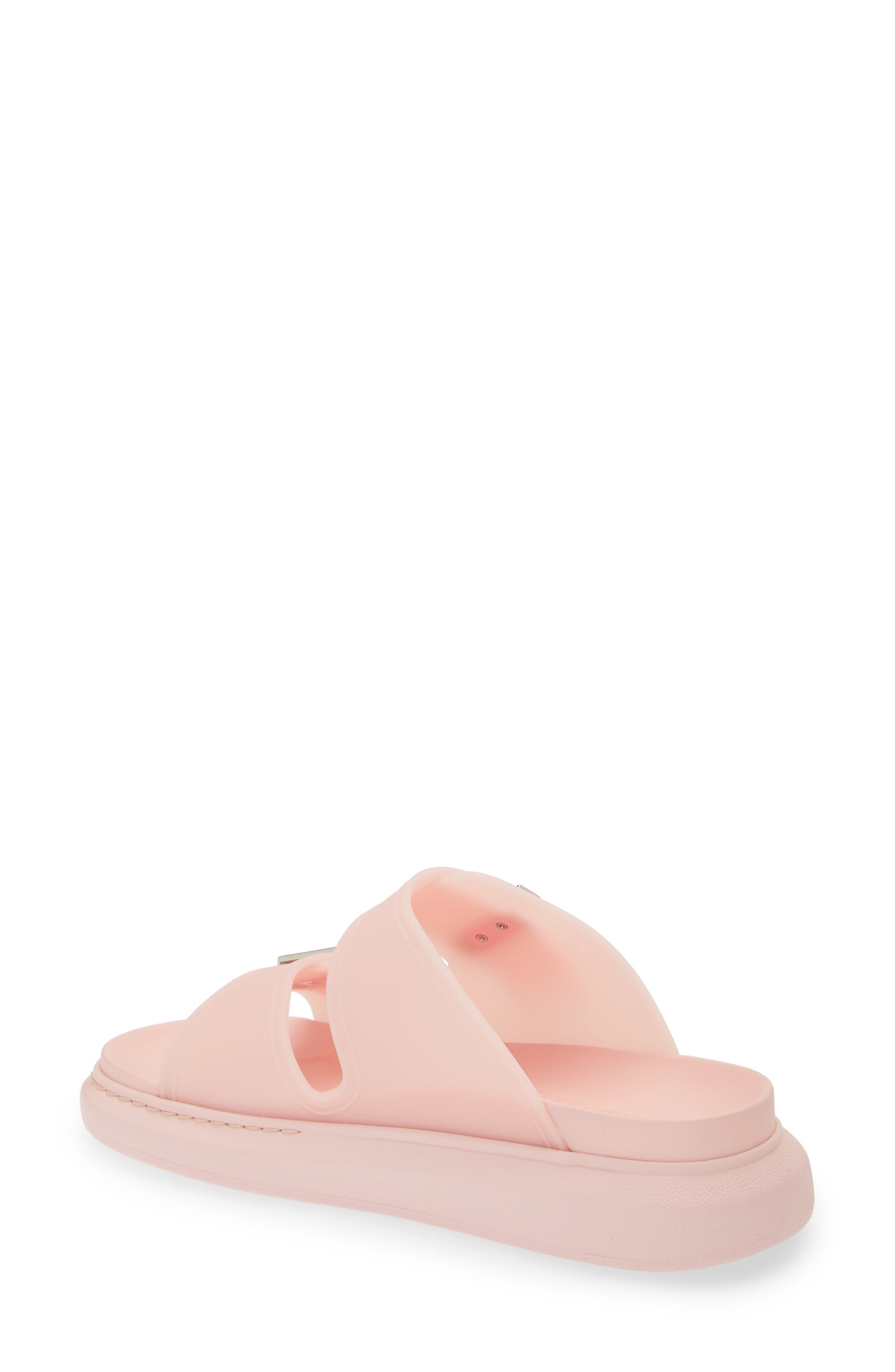 McQueen Oversize Slide Sandal in Pink/Silver at Nordstrom - 2