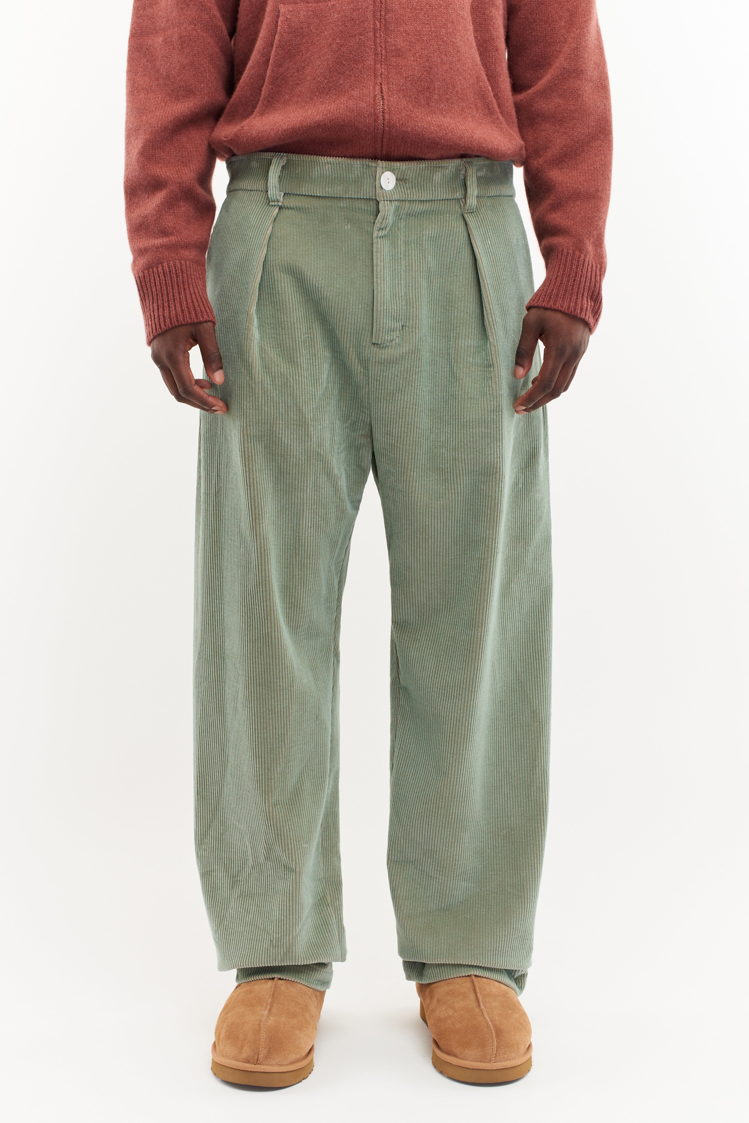CORD PLEAT PANT - 2
