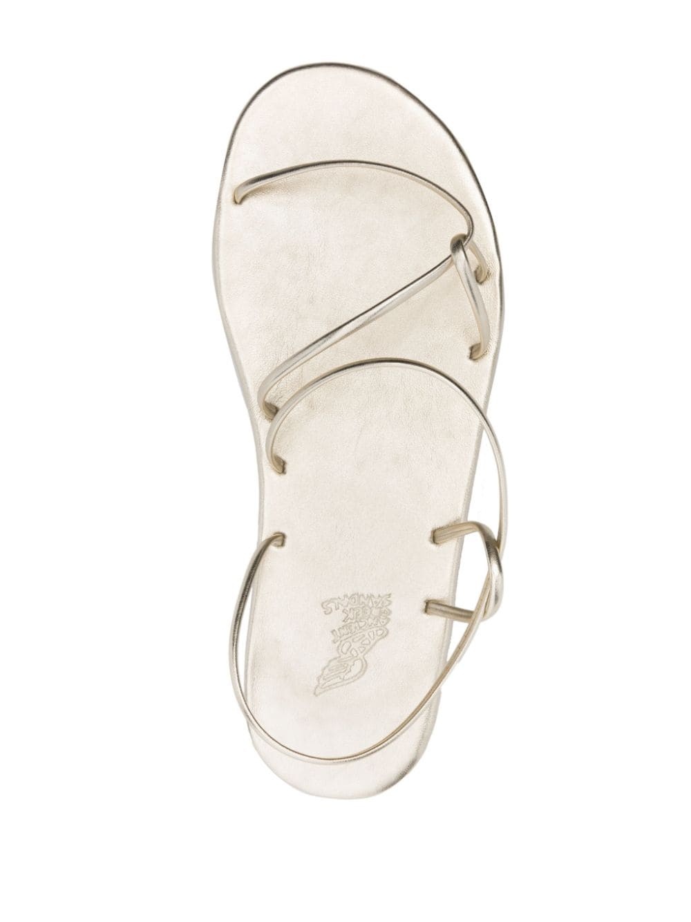 Proorismos metallic-effect sandals - 4