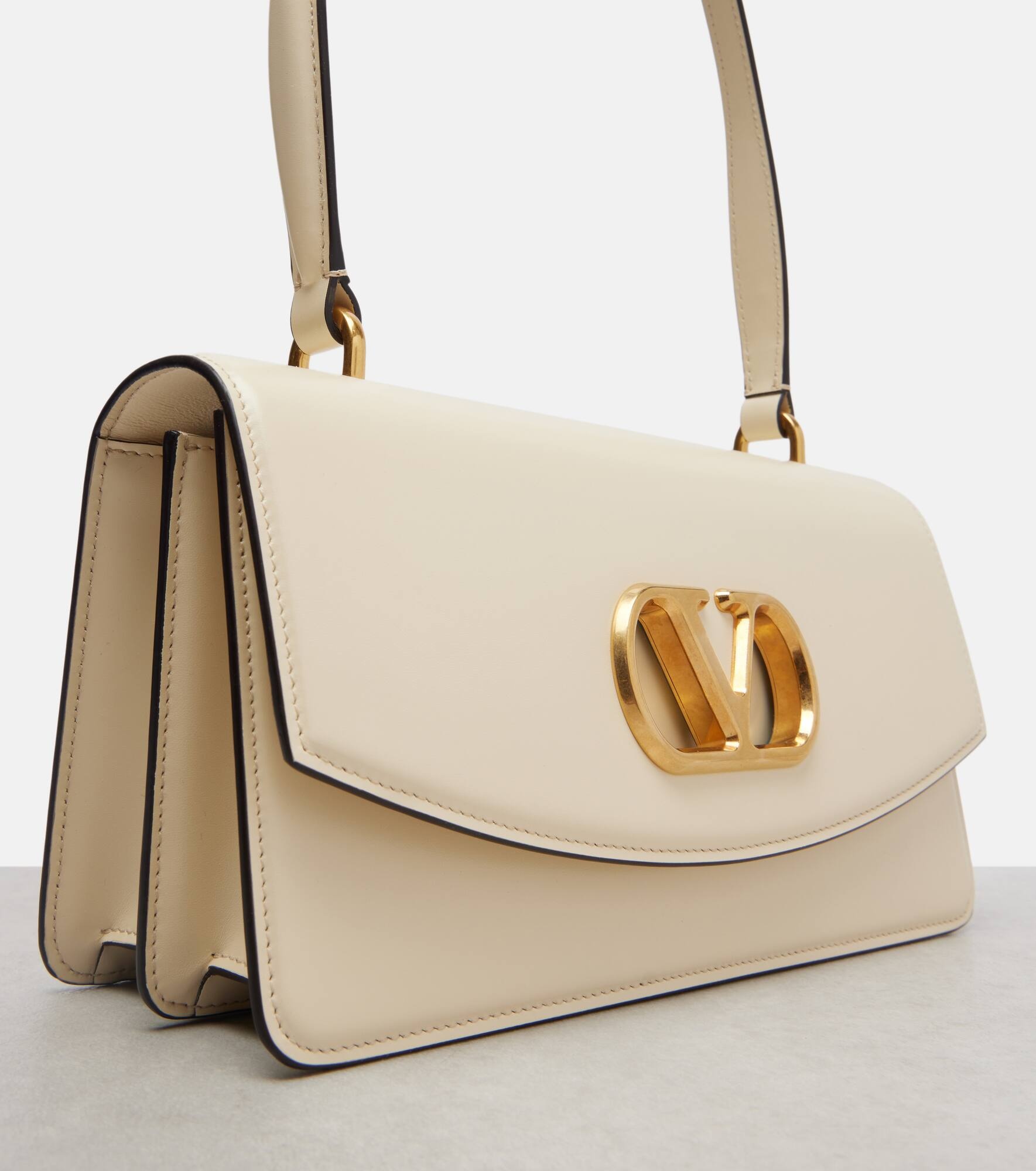 Vain VLogo leather tote bag - 6