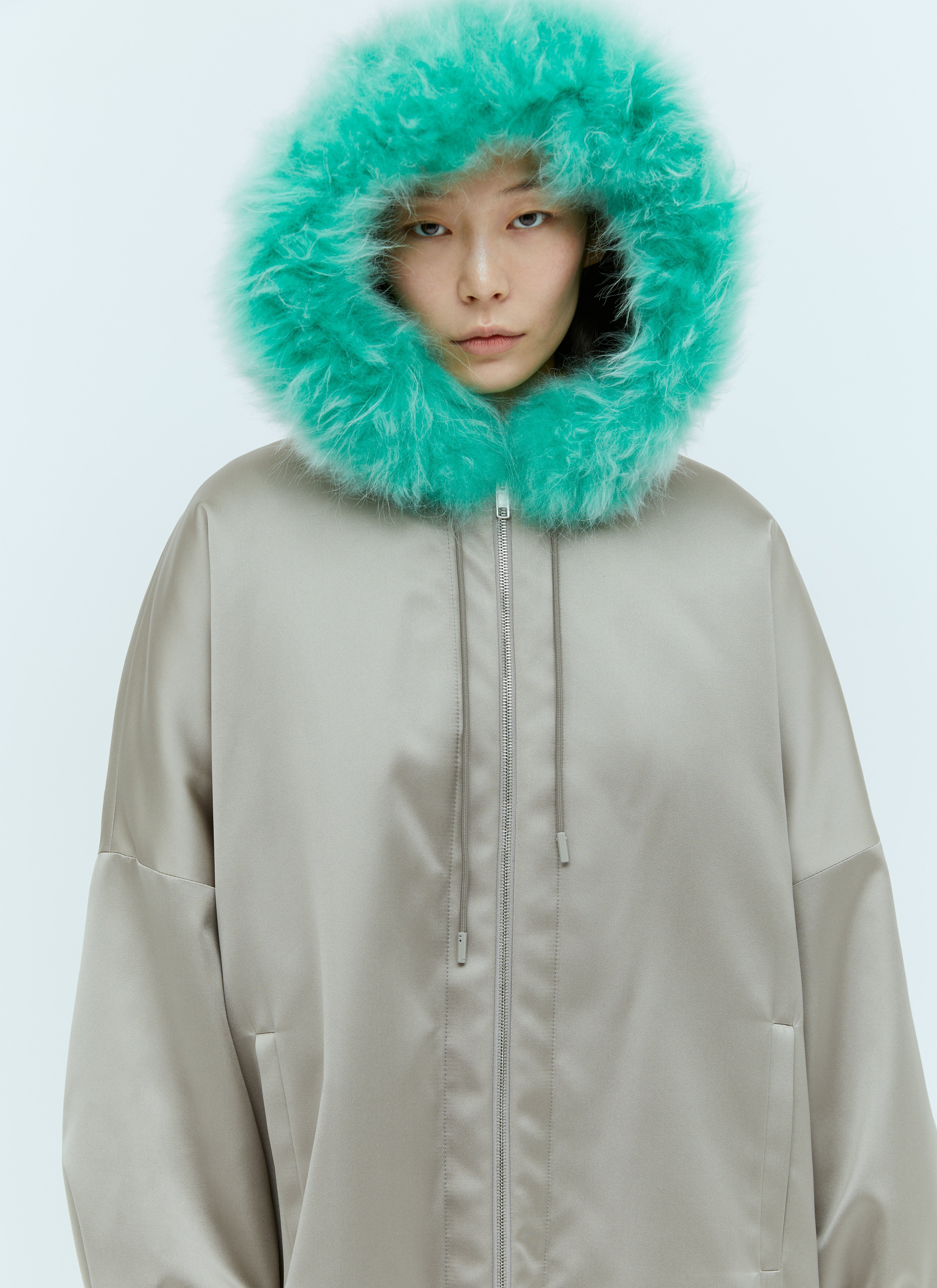 Gucci Women Satin Bomber Jacket - 2