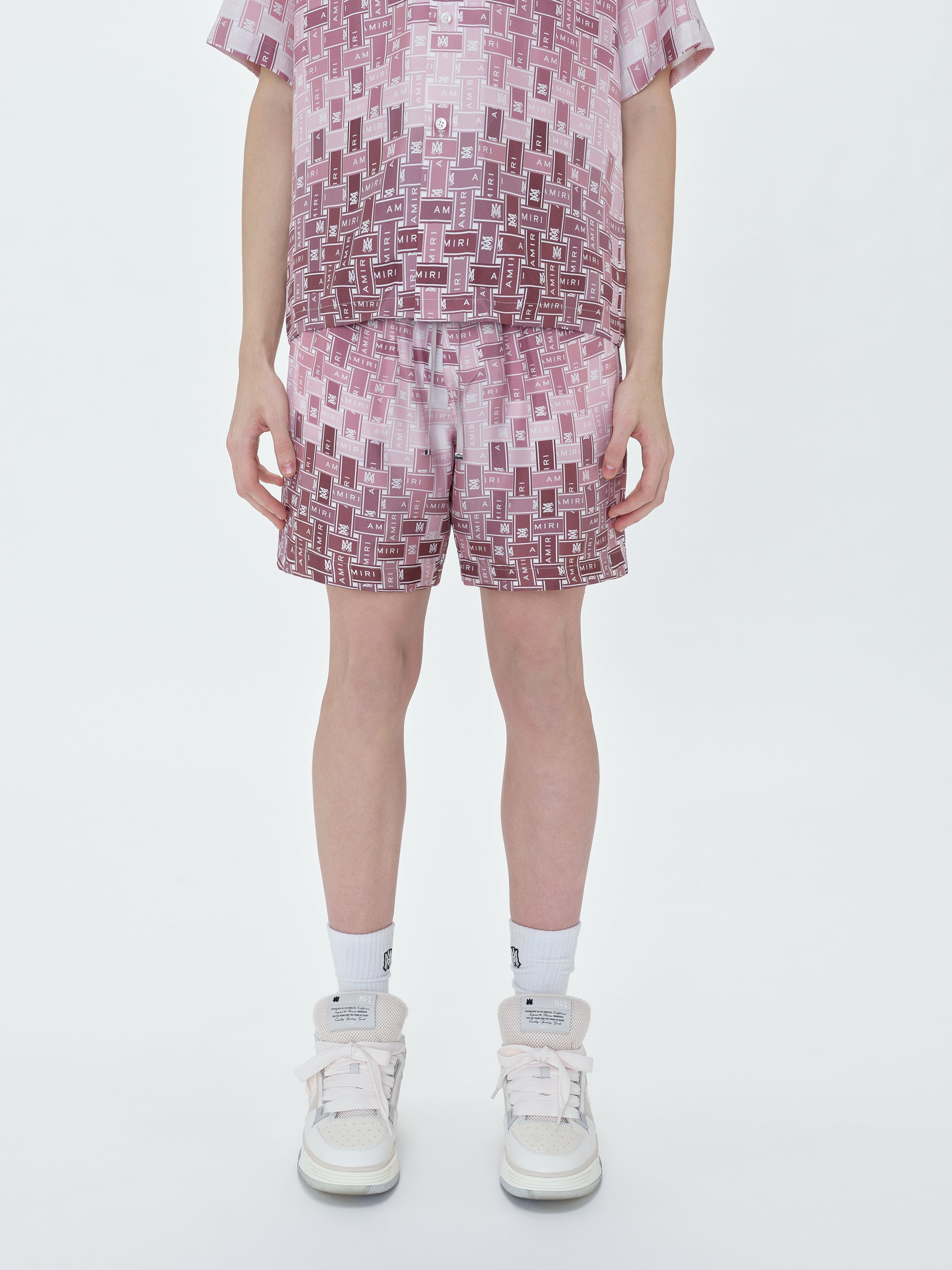 GRADIENT TAPE PJ SHORTS - 2