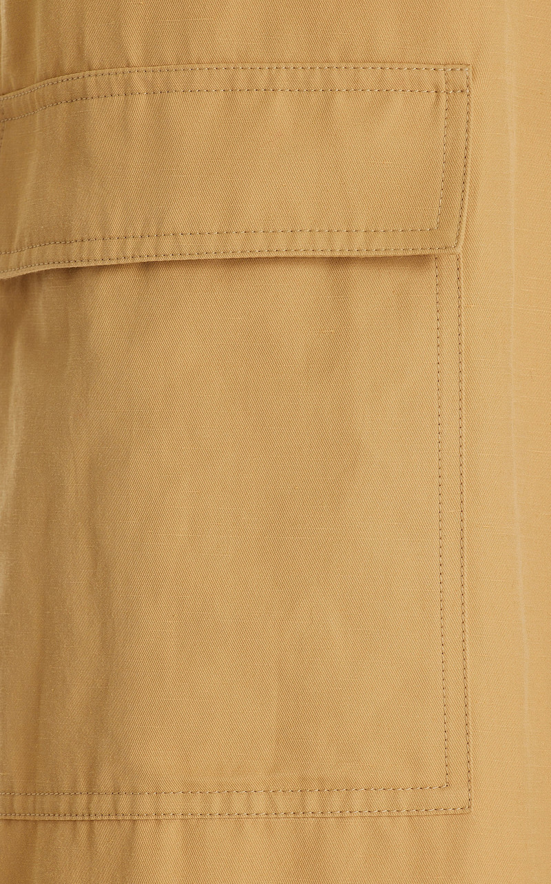 Twill Wide-Leg Pants neutral 5