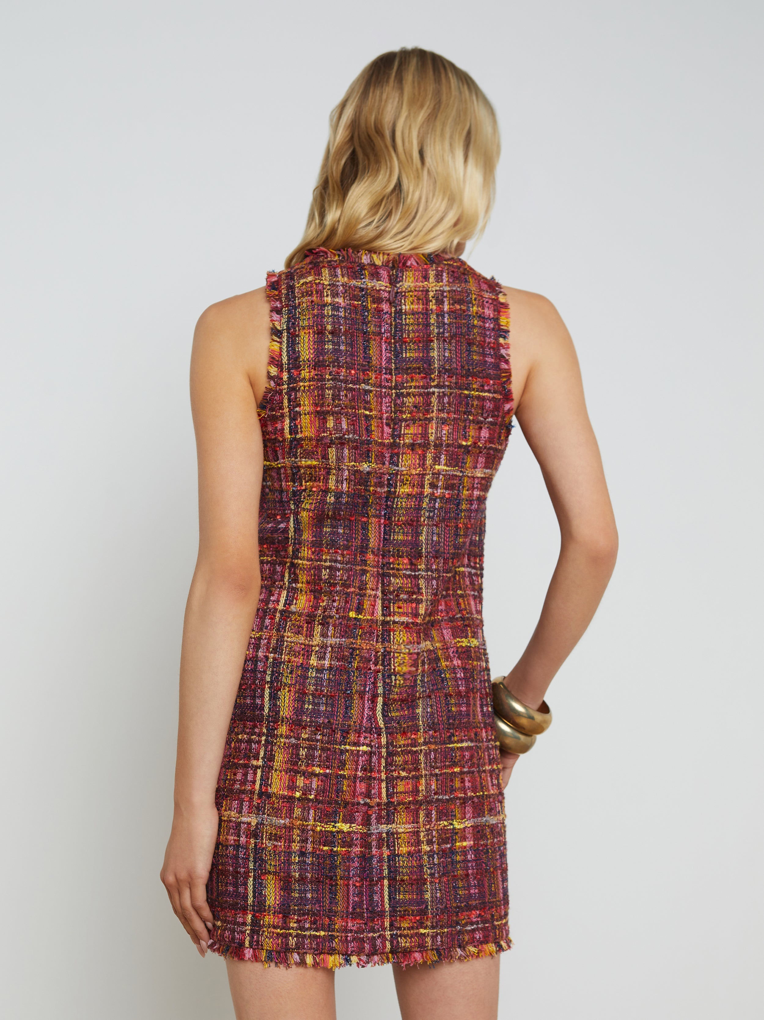 Florian Tweed Shift Dress - 5