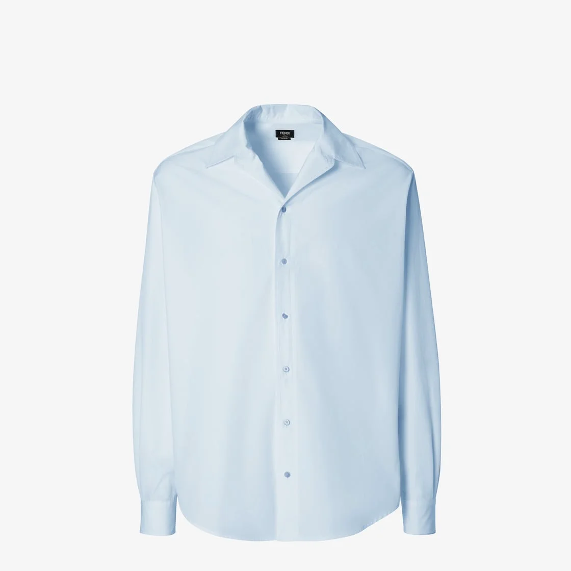 Shirt Light blue poplin shirt - 1