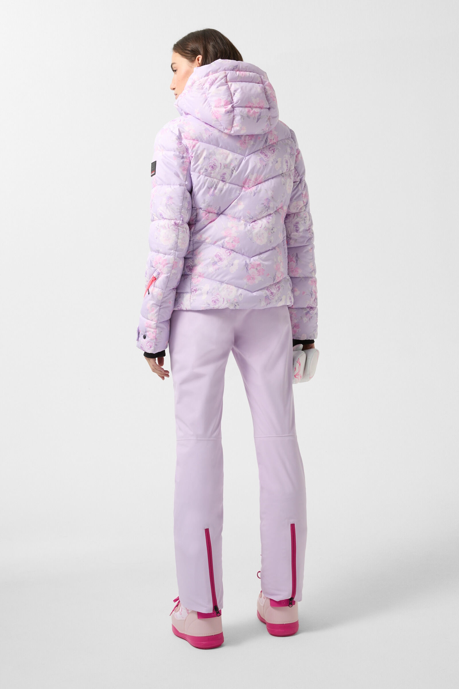 Saelly ski jacket in Lilac/Pink - 2