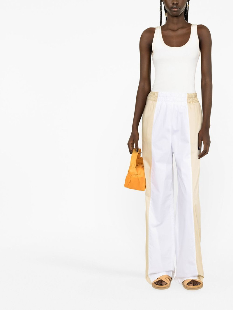 FABIANA FILIPPI two-tone wide-leg trousers outlook
