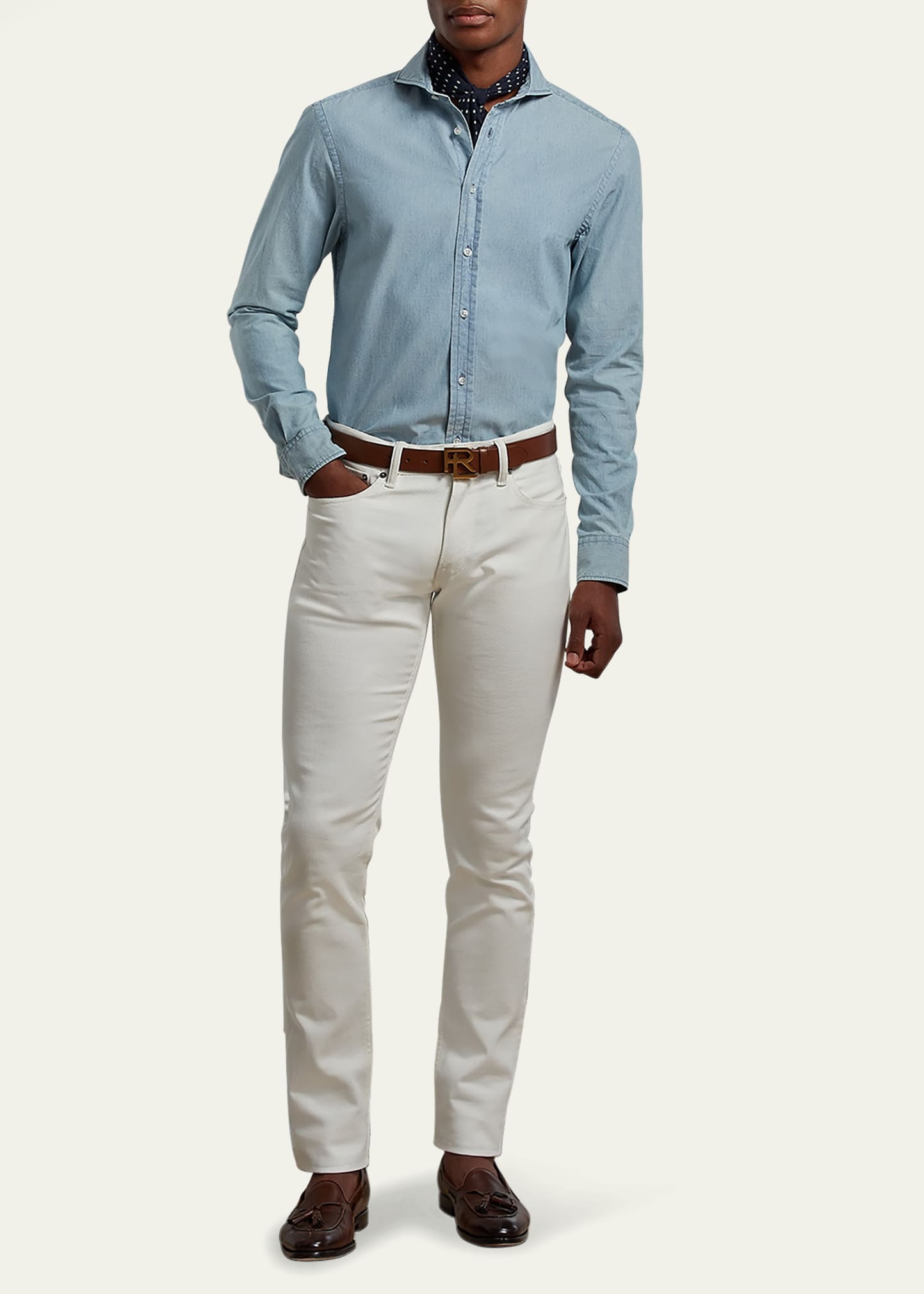 Ralph Lauren Men's 5-Pocket Japanese Denim Jeans | REVERSIBLE