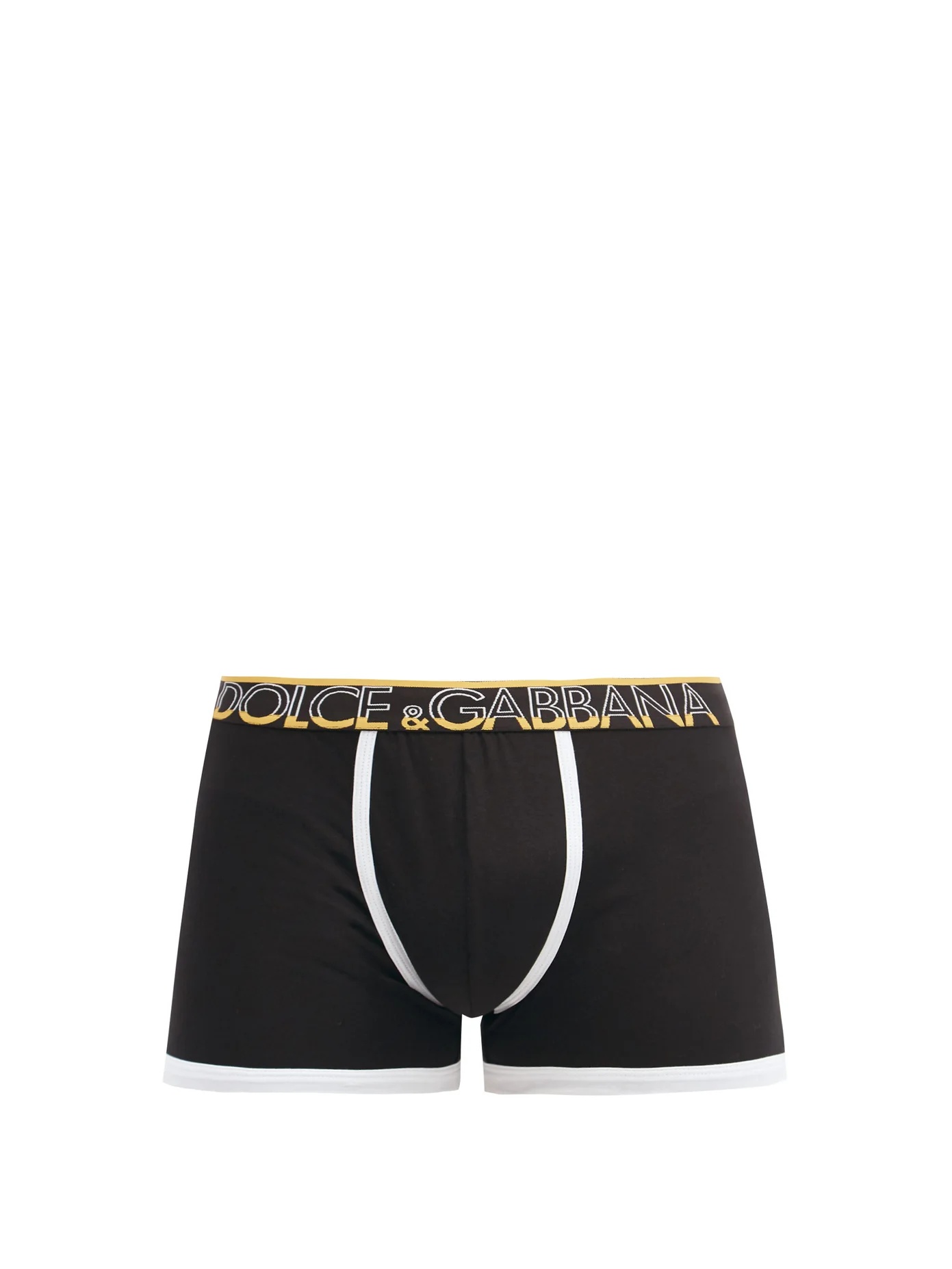 Logo-jacquard cotton-blend boxer briefs - 1