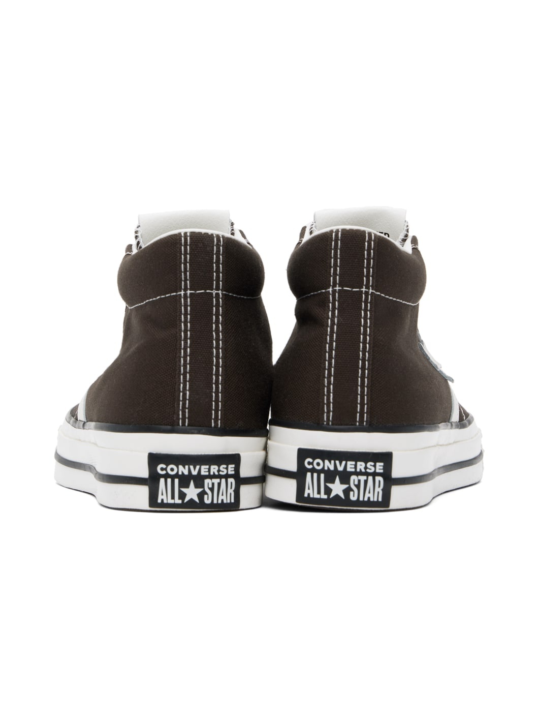 Brown Star Player 76 Mid Top Sneakers - 2