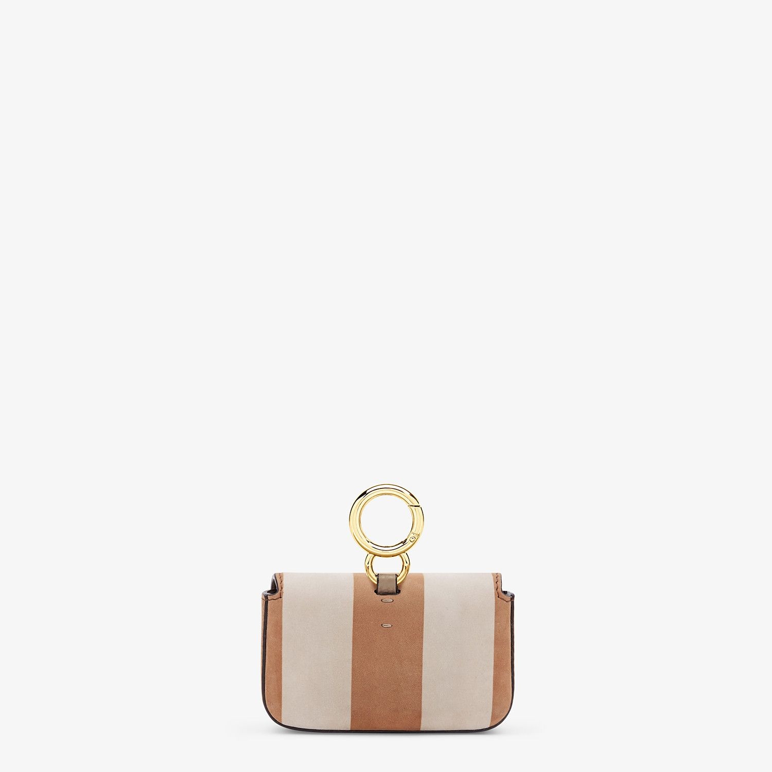 Beige nubuck leather charm - 4