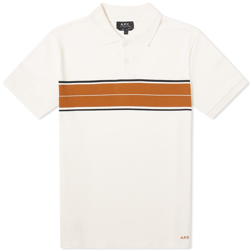 A.P.C. Ruben Stripe Polo - 1