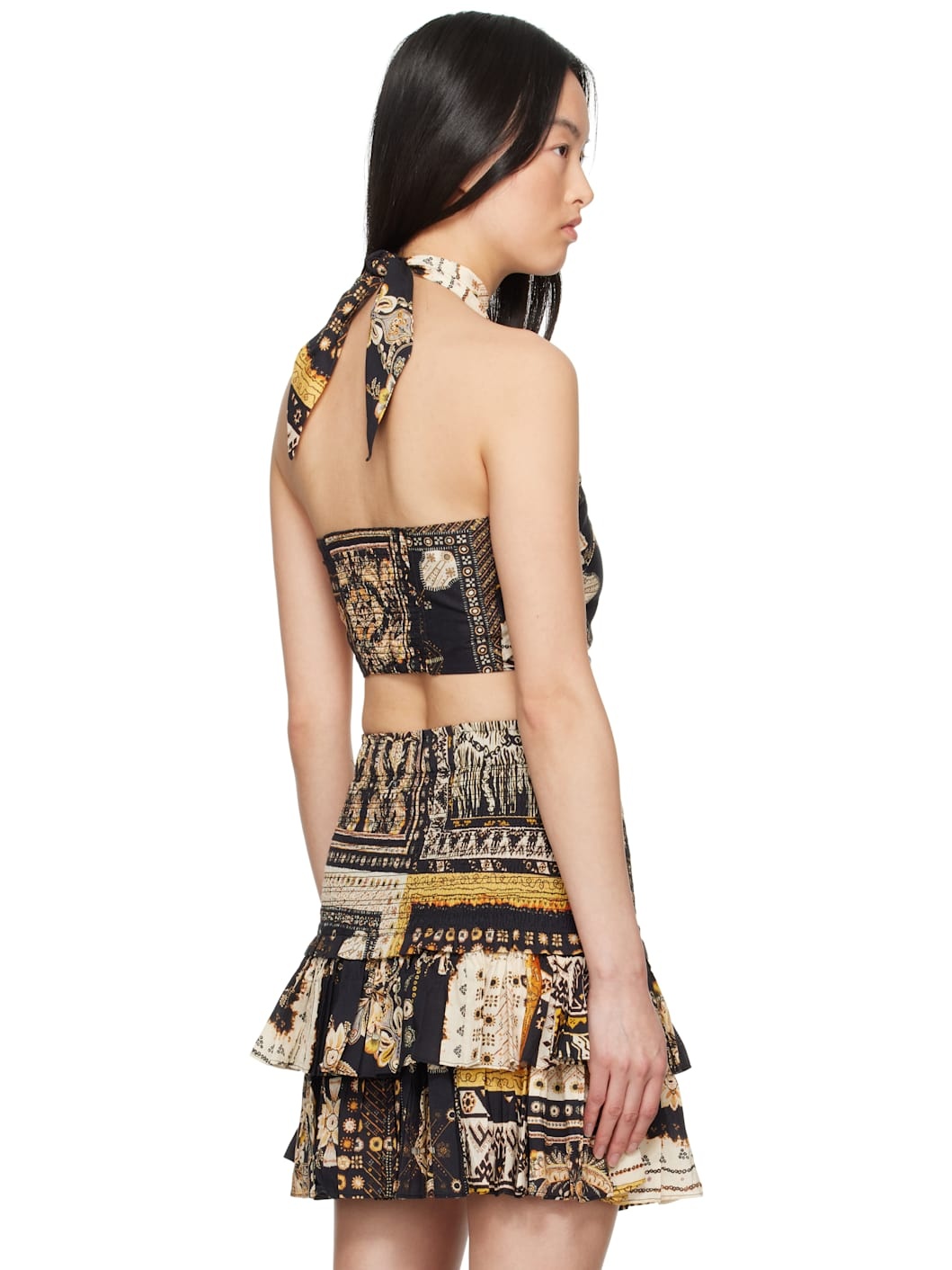 Black & Yellow Feyza Camisole - 3