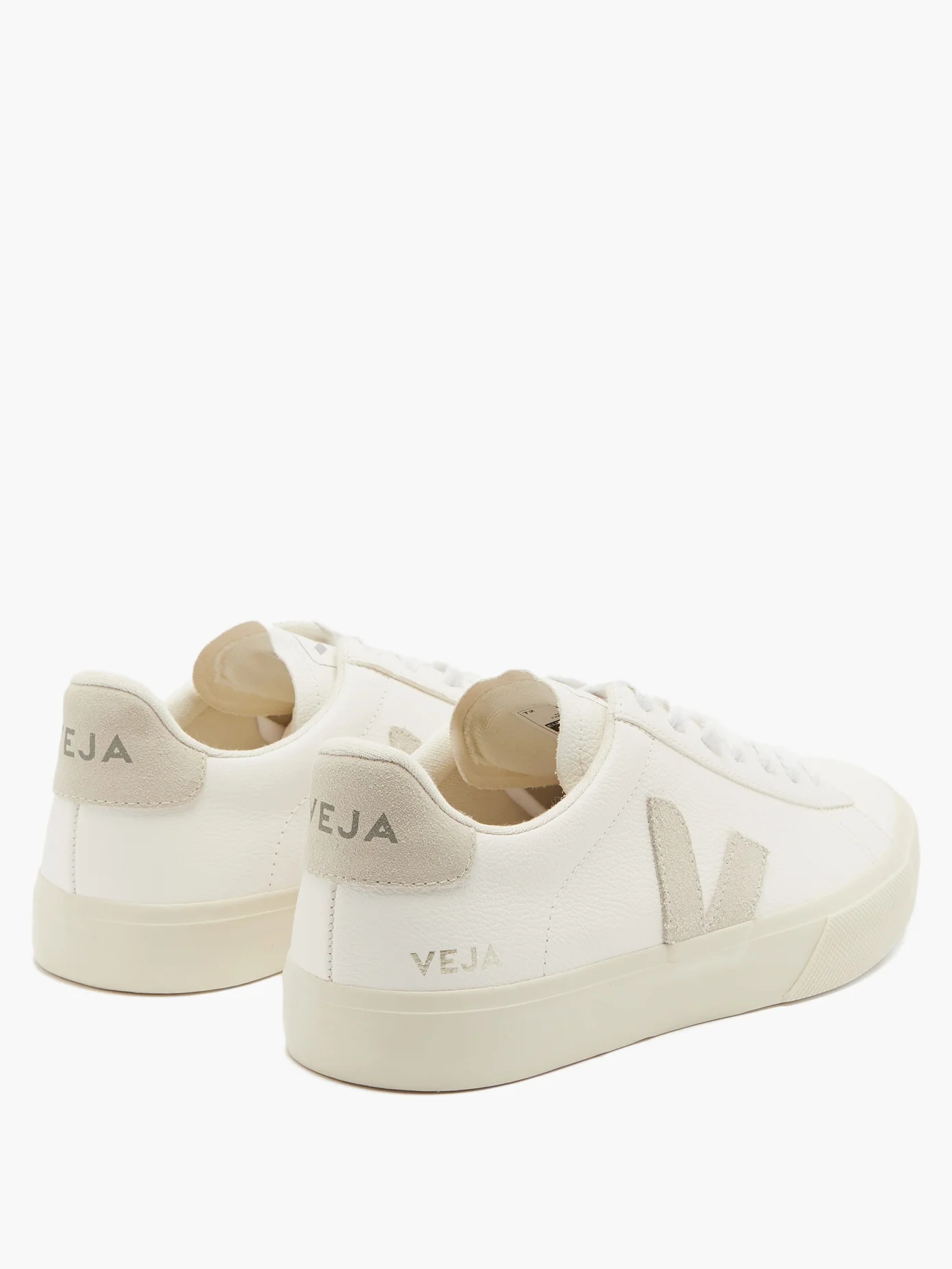 Campo V-logo leather trainers - 4