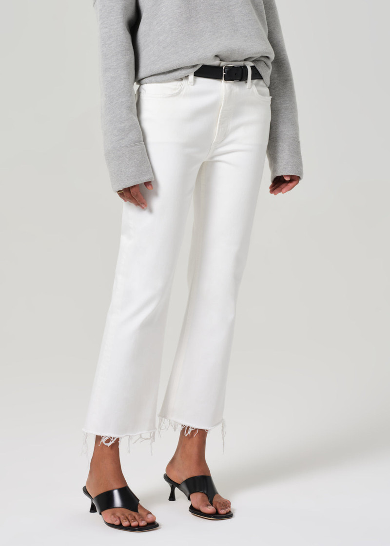 Isola Mid Rise Cropped Boot In Soft White 5