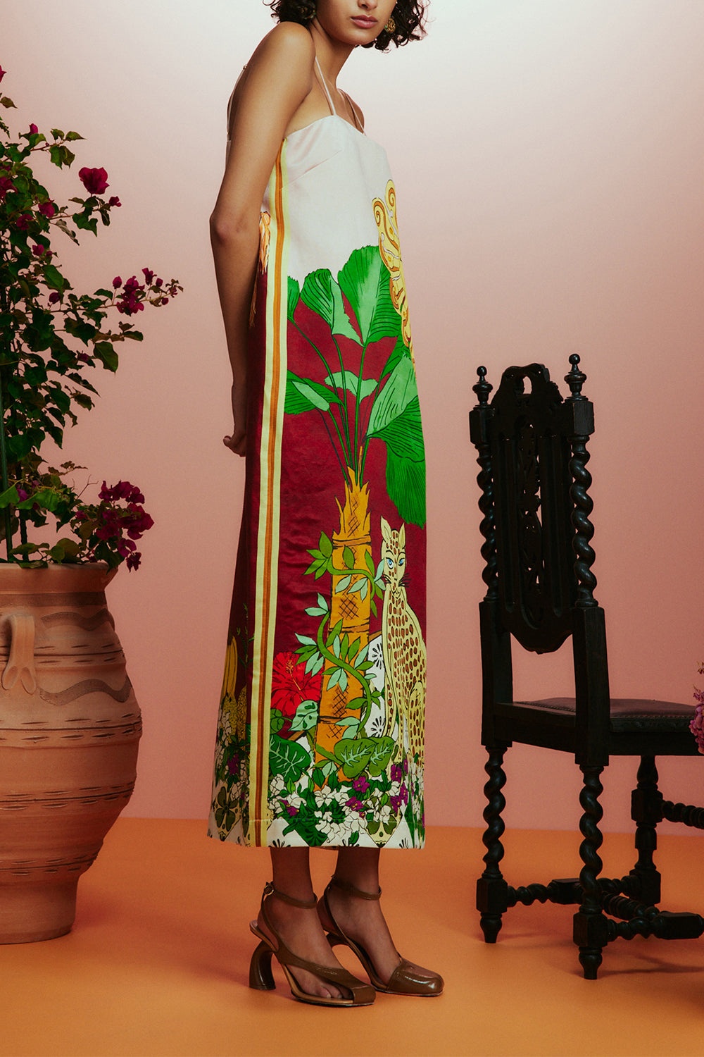 Tiger Slip Dress - 3