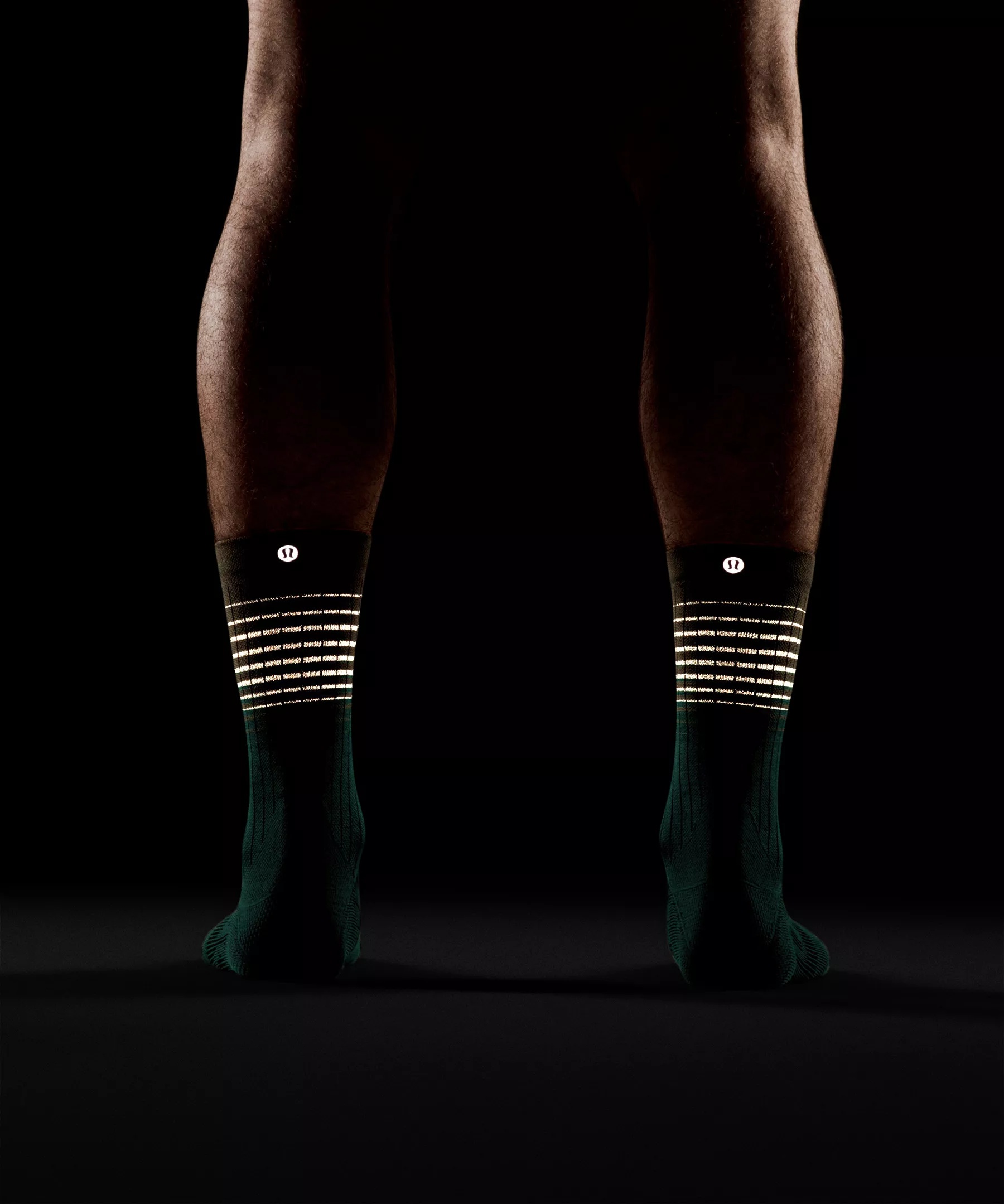 Men's Power Stride Crew Socks *Reflective - 4