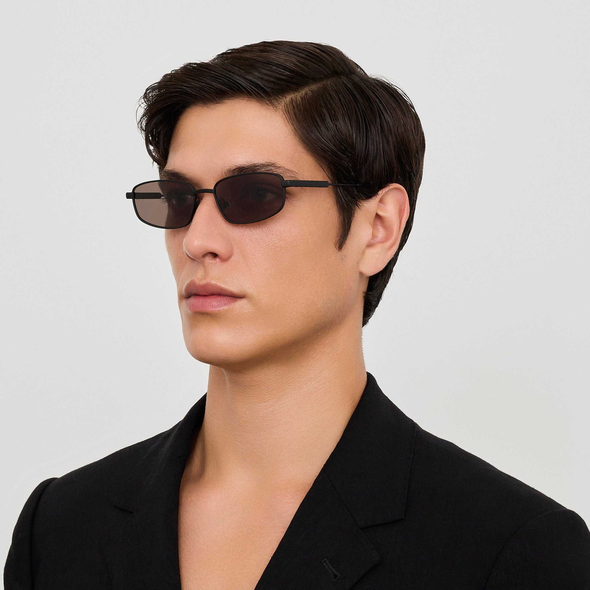 Sera Sunglasses in Metallic Black - 4