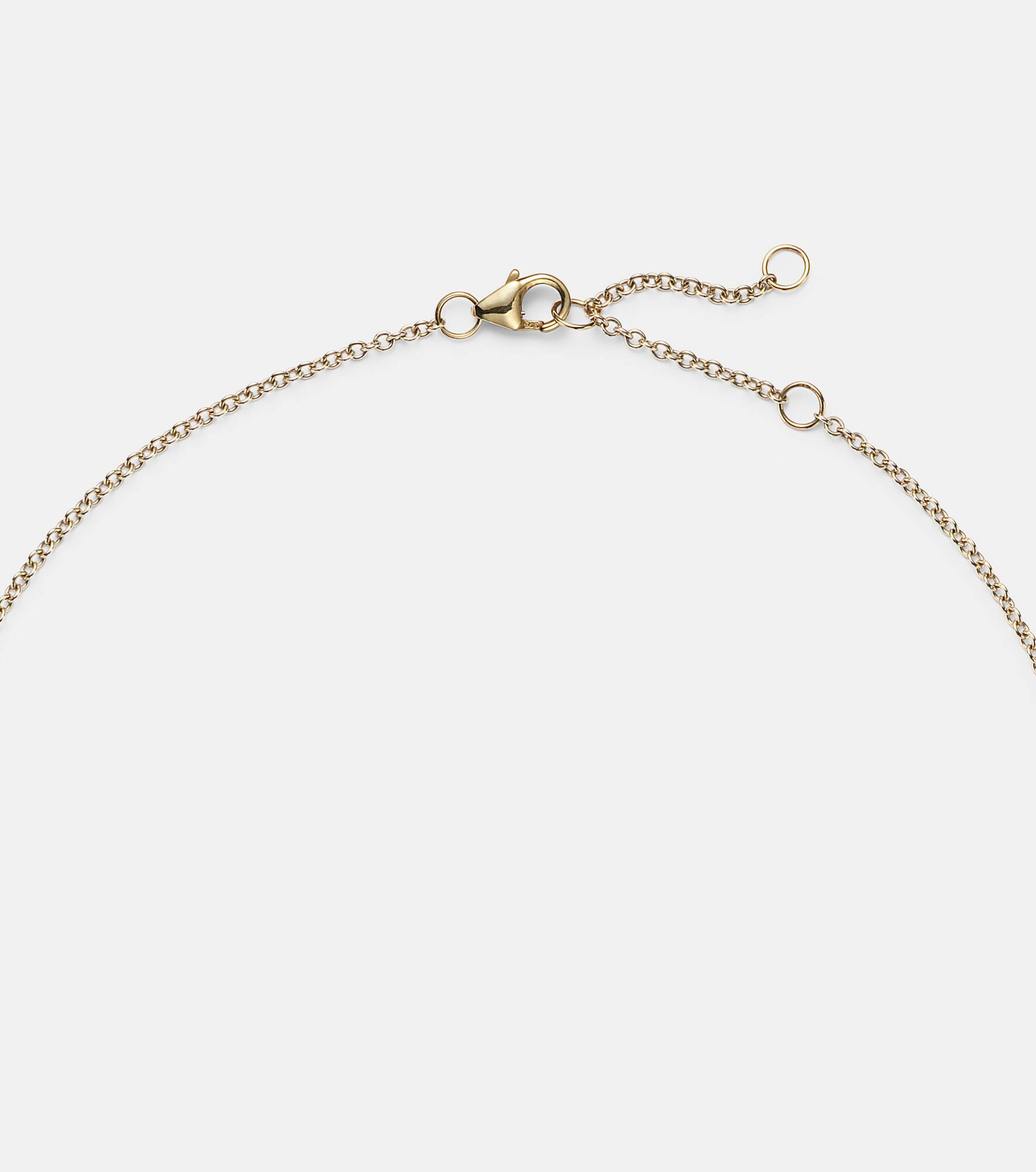 Crabe Coquillage 9kt gold pendant necklace with malachite and diamonds - 6