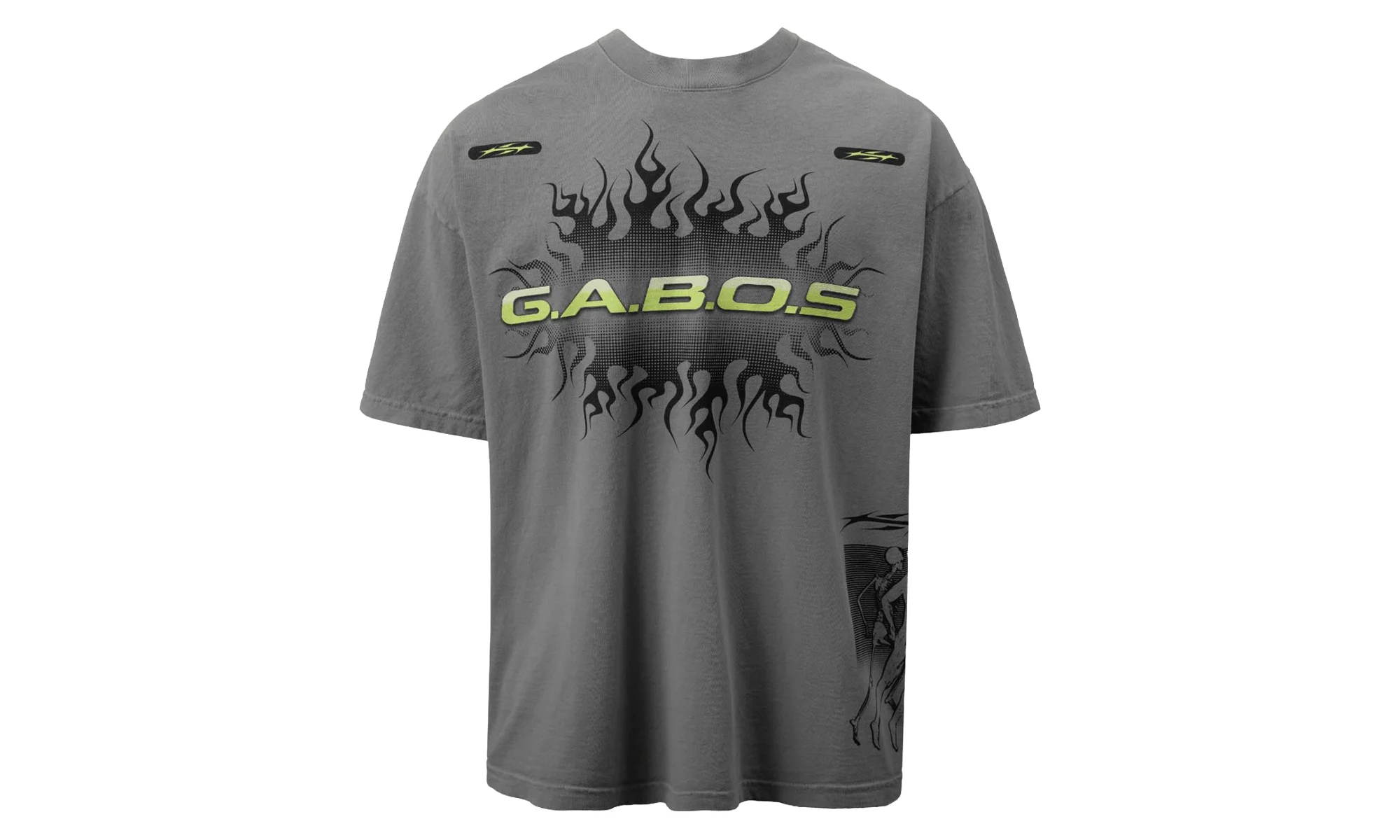 G.A.B.O.S. T-Shirt "Grey" HSR331 - 1
