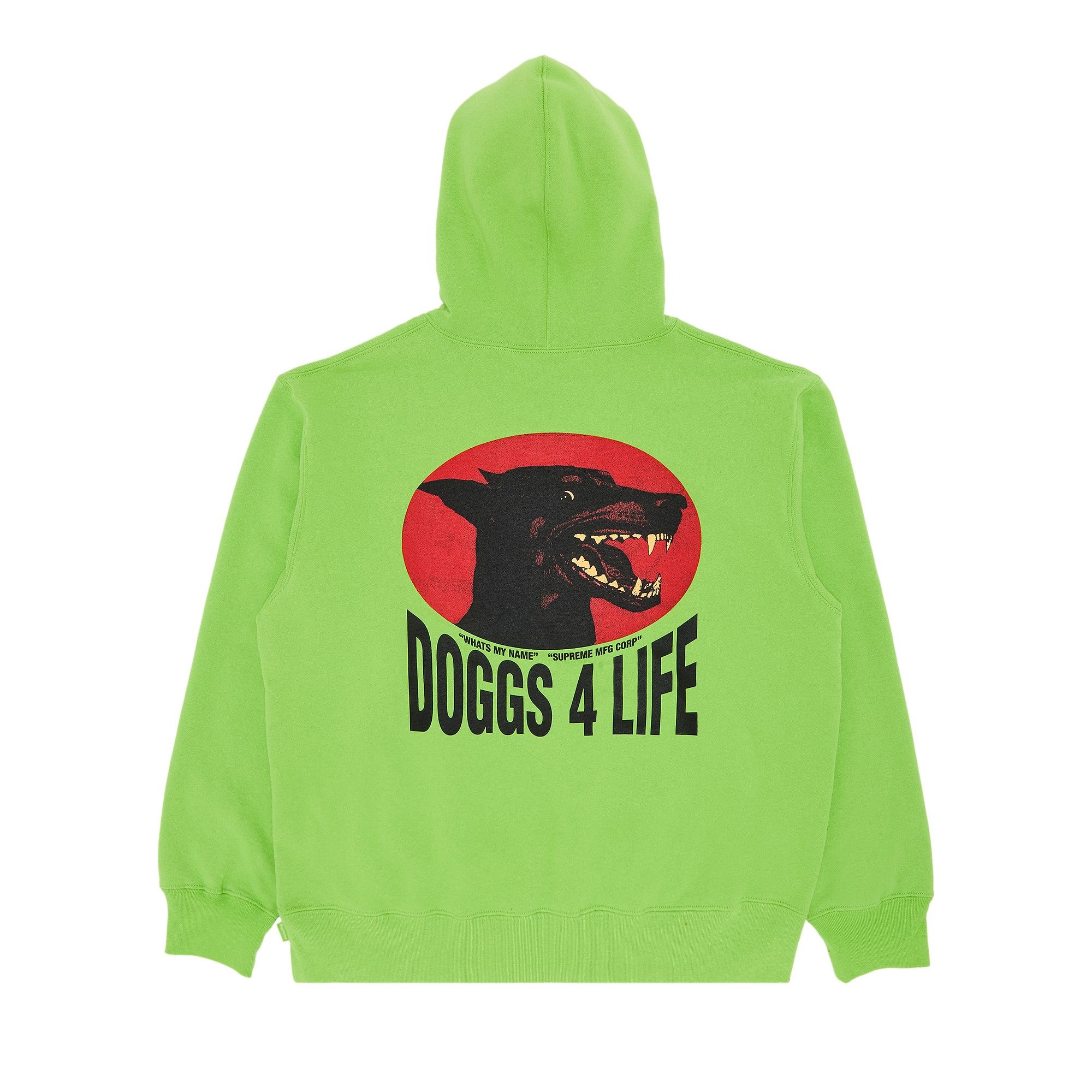 Supreme Doggs Hooded Sweatshirt 'Lime' - 2