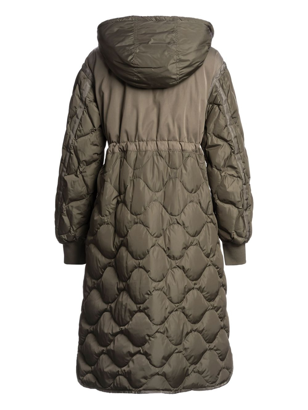 quilted hooded coat - 2