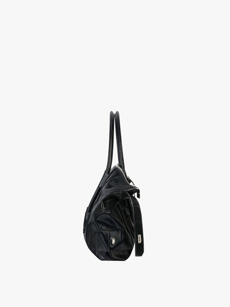 Givenchy MEDIUM ANTIGONA SOFT LOCK BAG IN CROCODILE EFFECT LEATHER outlook