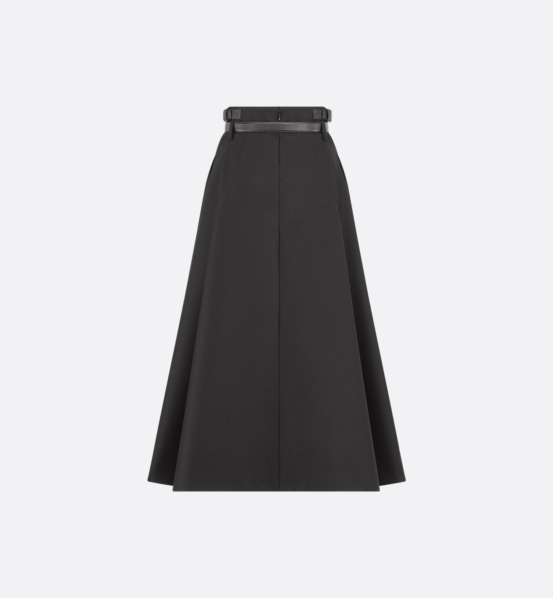 Mid-Length Belted Skirt - 5