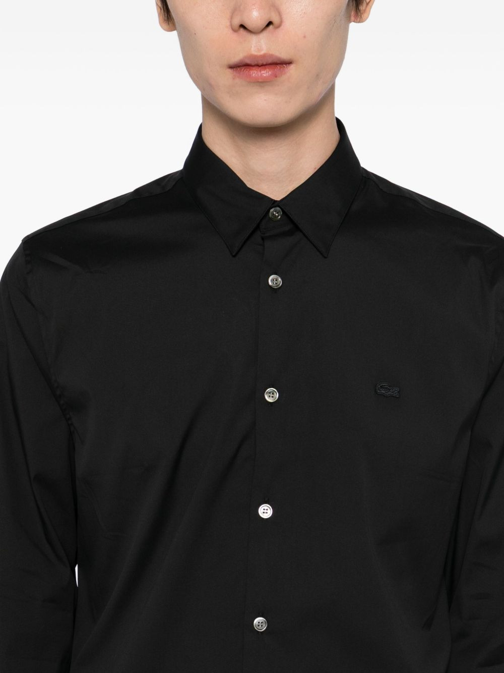 logo-appliqué shirt - 5